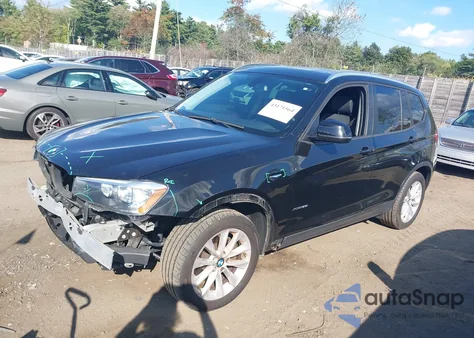 2015 BMW X3 xDrive28I из США, поврежденный, VIN 5UXWX9C5XF0D54023